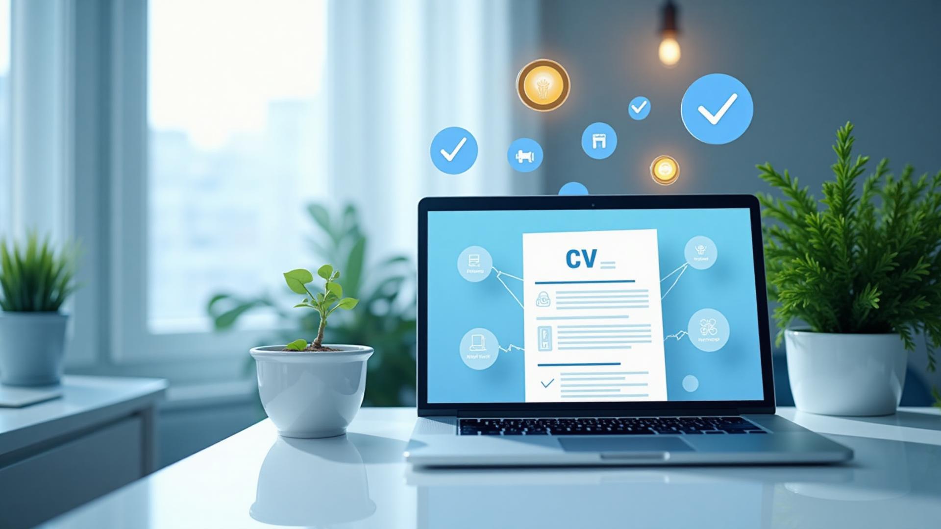 Job Tailor workspace showing CV tailoring interface